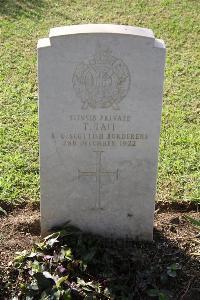 Ismailia War Memorial Cemetery - Tait, T